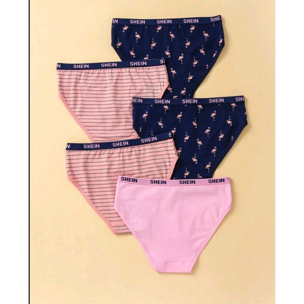 New Girls Womens 5 pair Colored Panties Undies Briefs Underwear Bikini Hipster - Picture 2 of 3